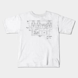 Bio-instrumentation Apparatus Vintage Patent Hand Drawing Kids T-Shirt